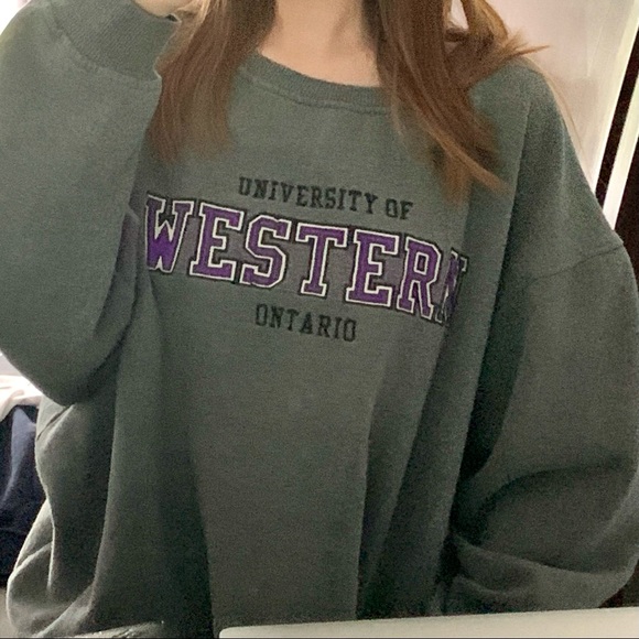 2000s vintage oversized western university sweater - Picture 3 of 4